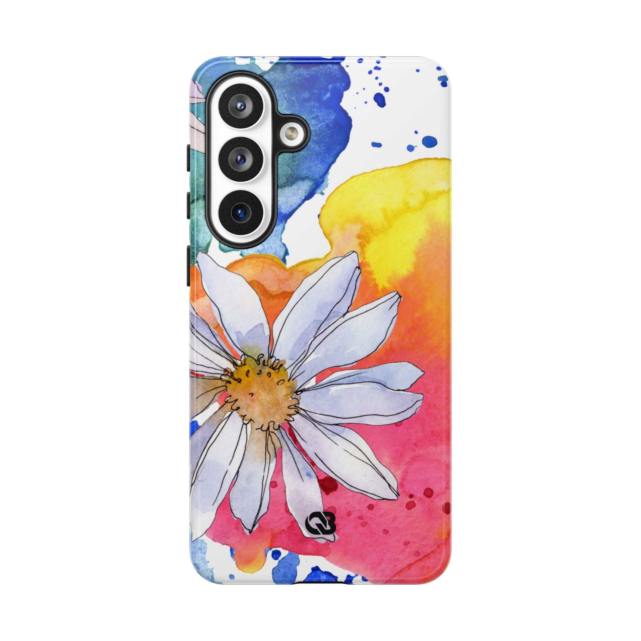 Vivid Bloom Splatter · Tough Handyhülle für Samsung