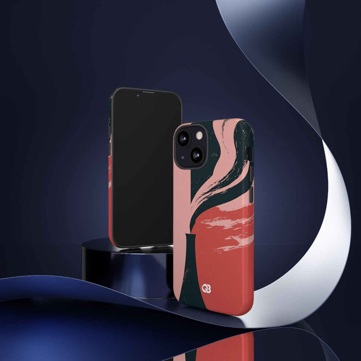 Crimson Horizon · Tough Phone Case for iPhone · Red