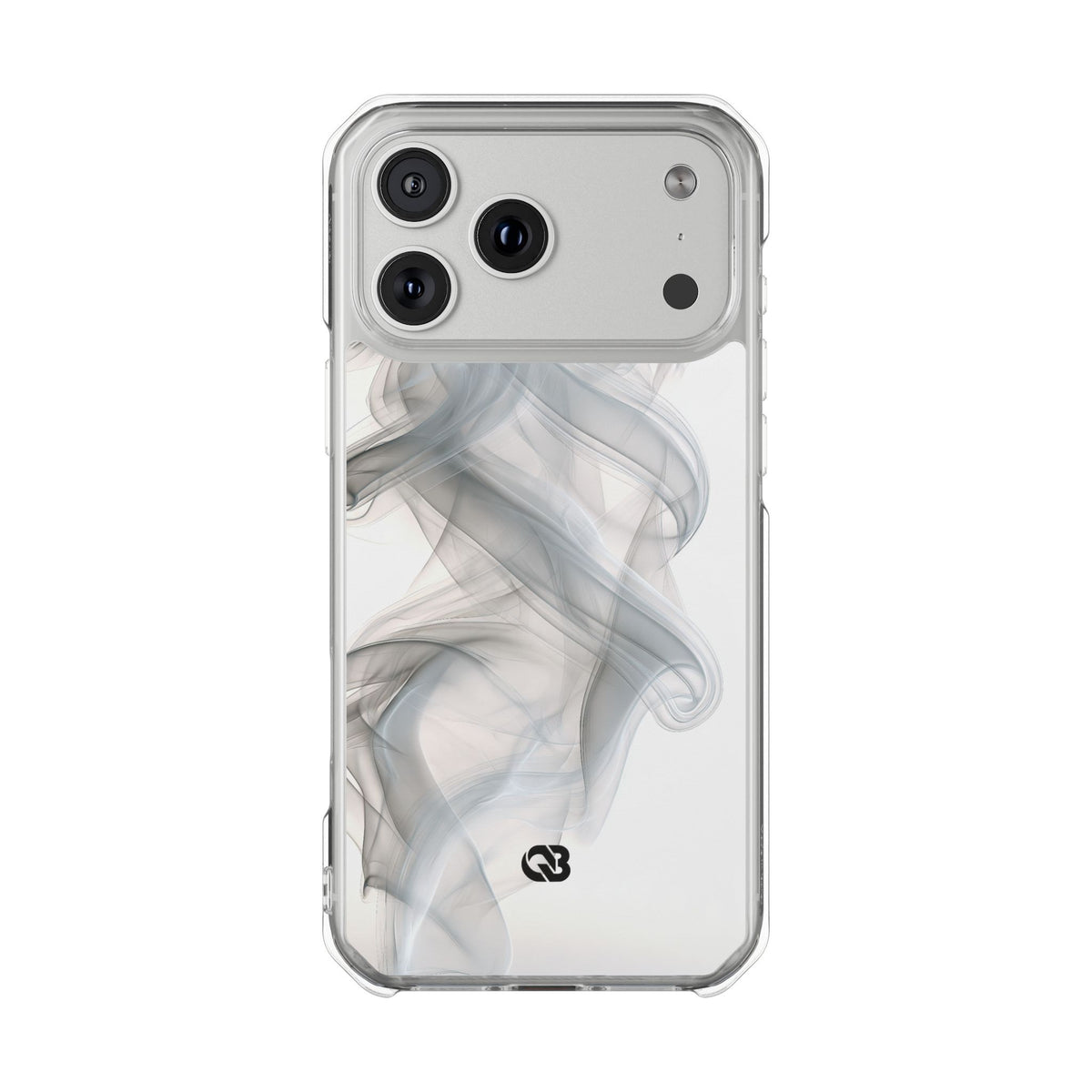 Vapor Noir · Clear Impact Magnetic Phone Case for iPhone ·  White