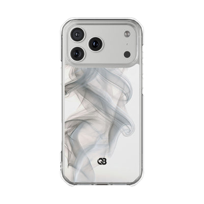 Vapor Noir · Clear Impact Magnetic Phone Case for iPhone ·  White