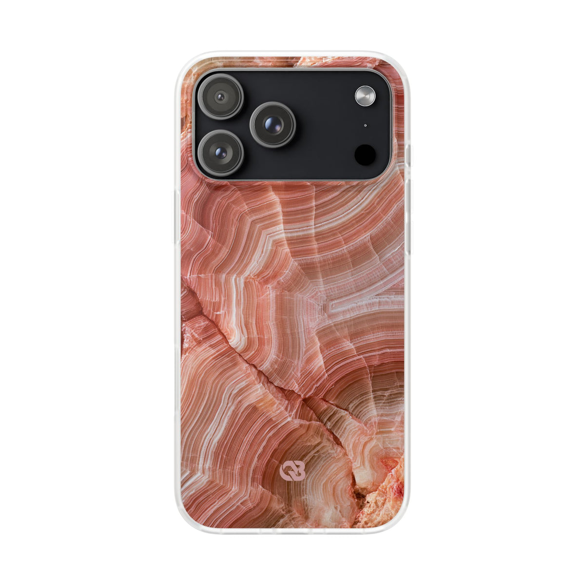 Blushing Rose Strata · Lite Phone Case for iPhone ·  Pink