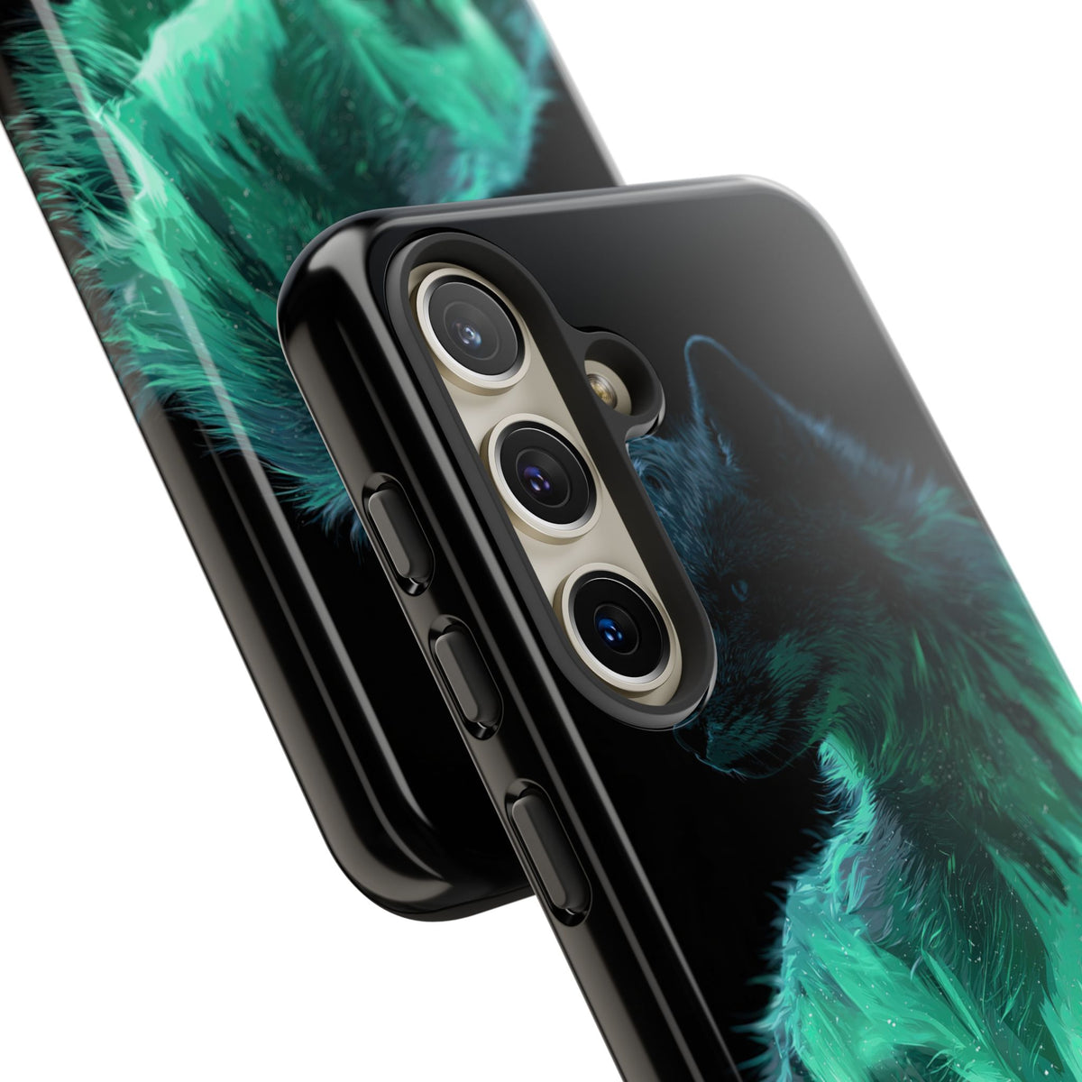 Nordic Aurora Fox · Tough Phone Case for Samsung · Teal
