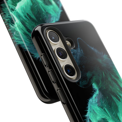 Nordic Aurora Fox · Tough Phone Case for Samsung · Teal