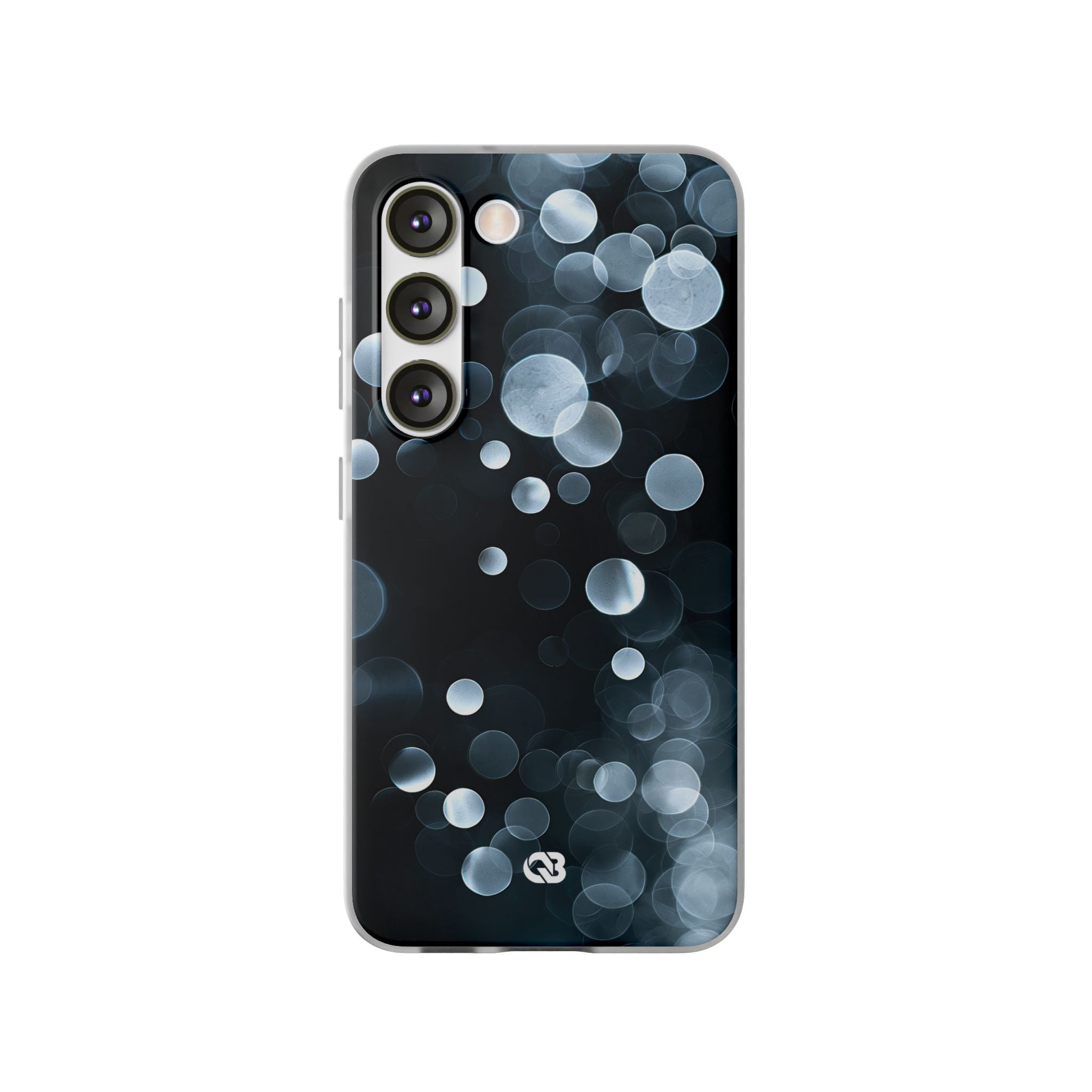 Black Lite Phone Case for Samsung - Silver Orbit Glow