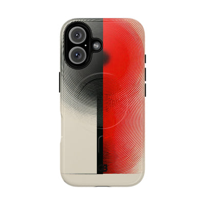 Red Tough 2.0 Magsafe Phone Case for iPhone - Split Signal Red