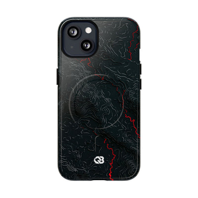 Crimson Rift · Tough 2.0 Magnetic Phone Case for iPhone · Black