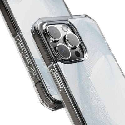 White Impact MagSafe Phone Case for iPhone - Arctic Line Current