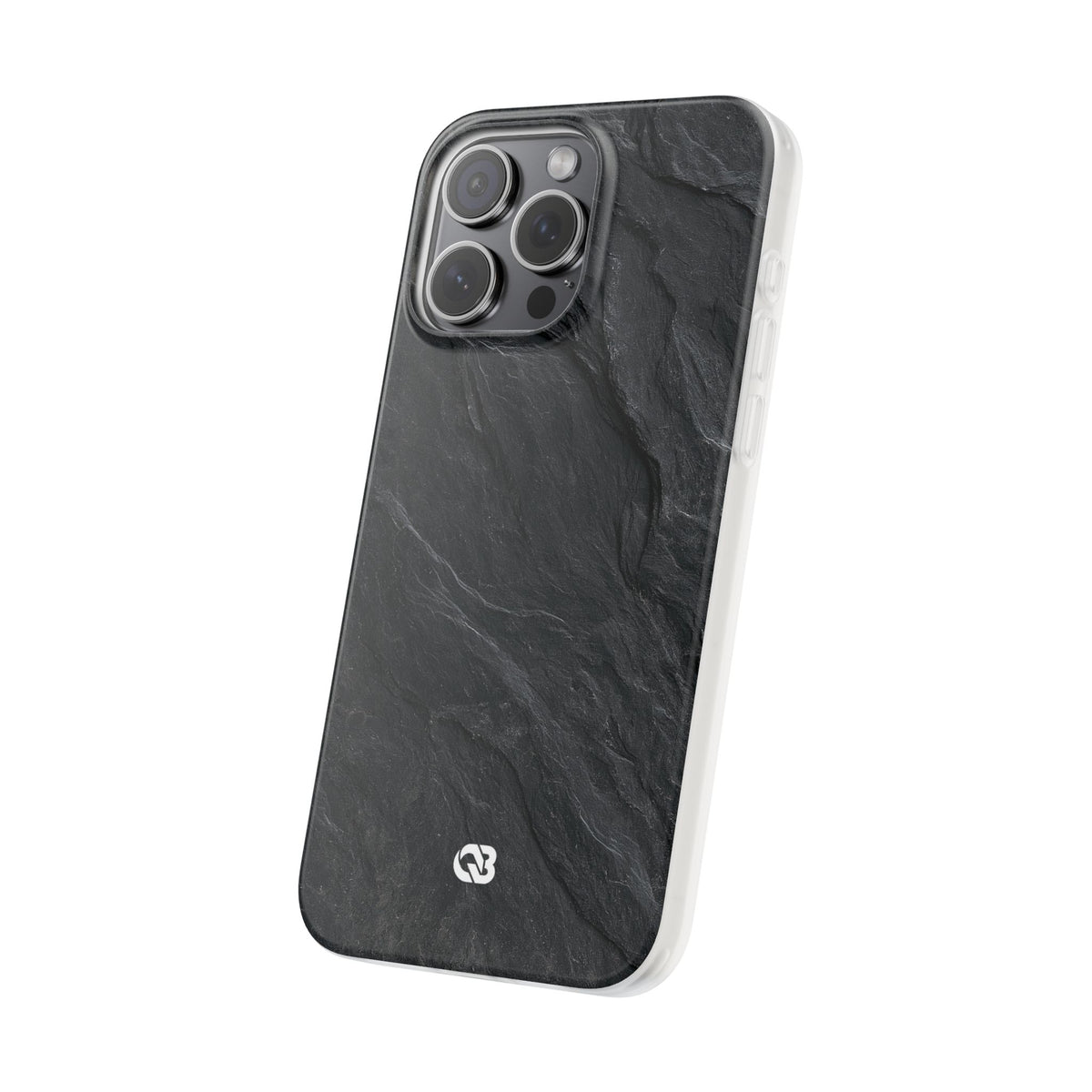 Dark Slate Strata · Lite Phone Case for iPhone ·  Black