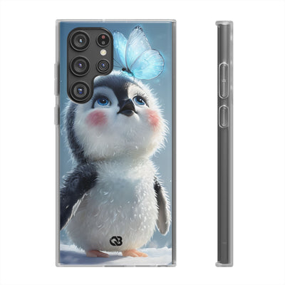 Frosty Penguin Glow · Soft Phone Case for Samsung