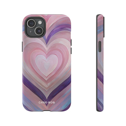Strahlendes Heartbrush iPhone 15 Plus Case - Tough