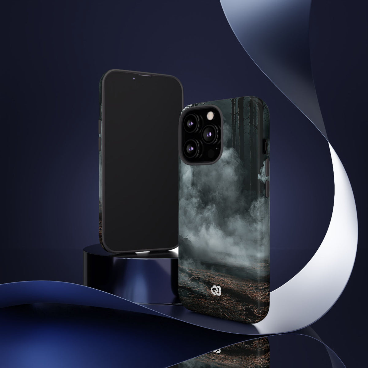 Shadowed Pine Mist · Tough Phone Case for iPhone · Black