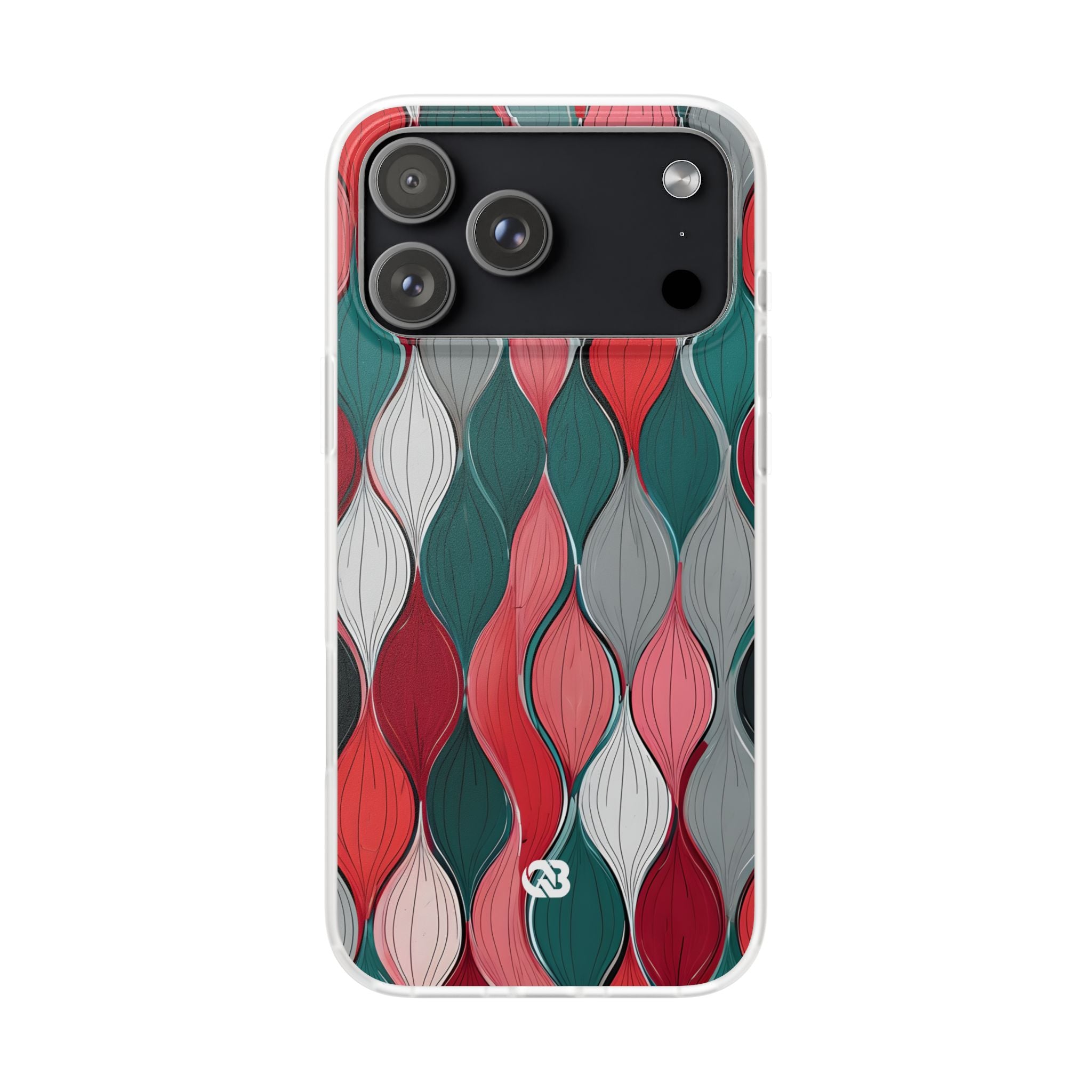 Slate Rose Ripple · Soft Phone Case for iPhone