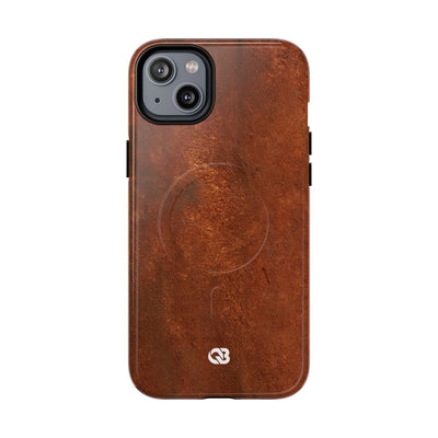 Orange Tough 2.0 Magsafe Phone Case for iPhone - Oxidized Iron Crust