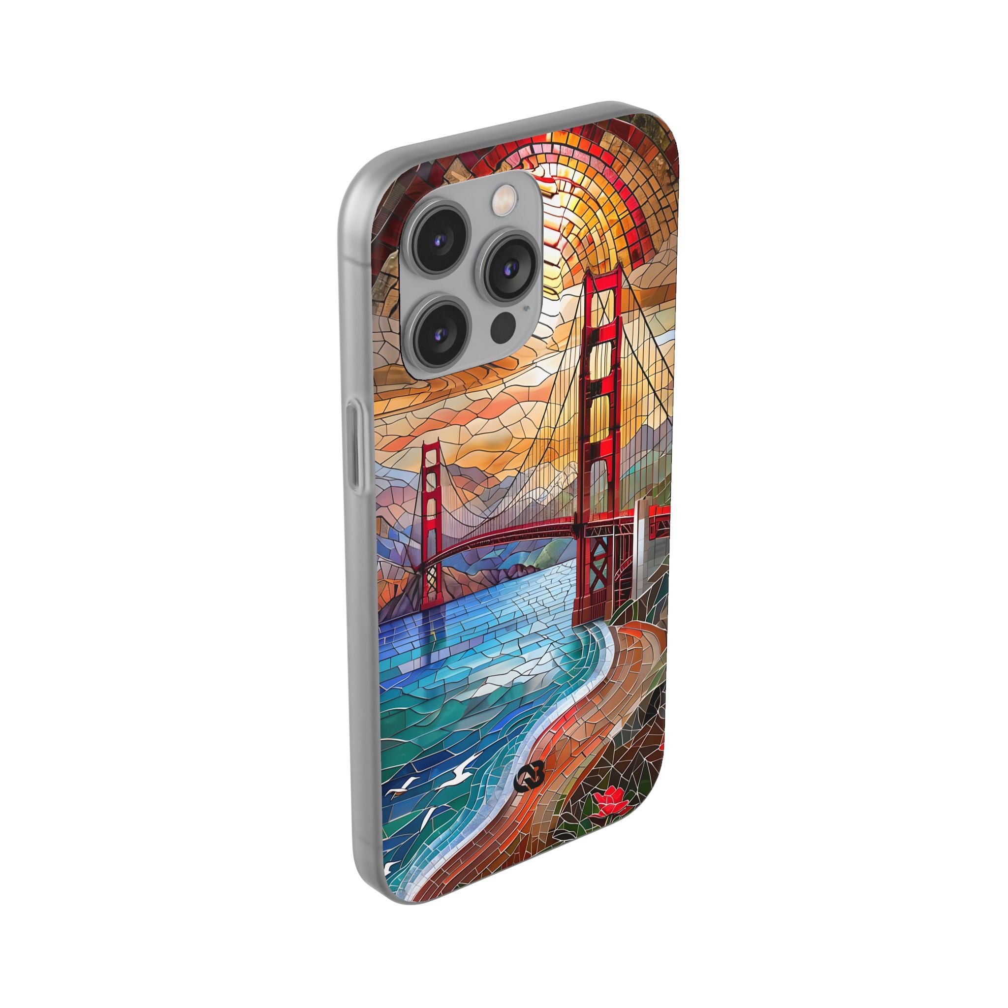 Crimson Arch Coast · Soft Custodia per iPhone