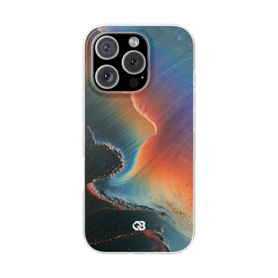 Prismatic Aura Shift · Lite Phone Case for iPhone ·  Blue