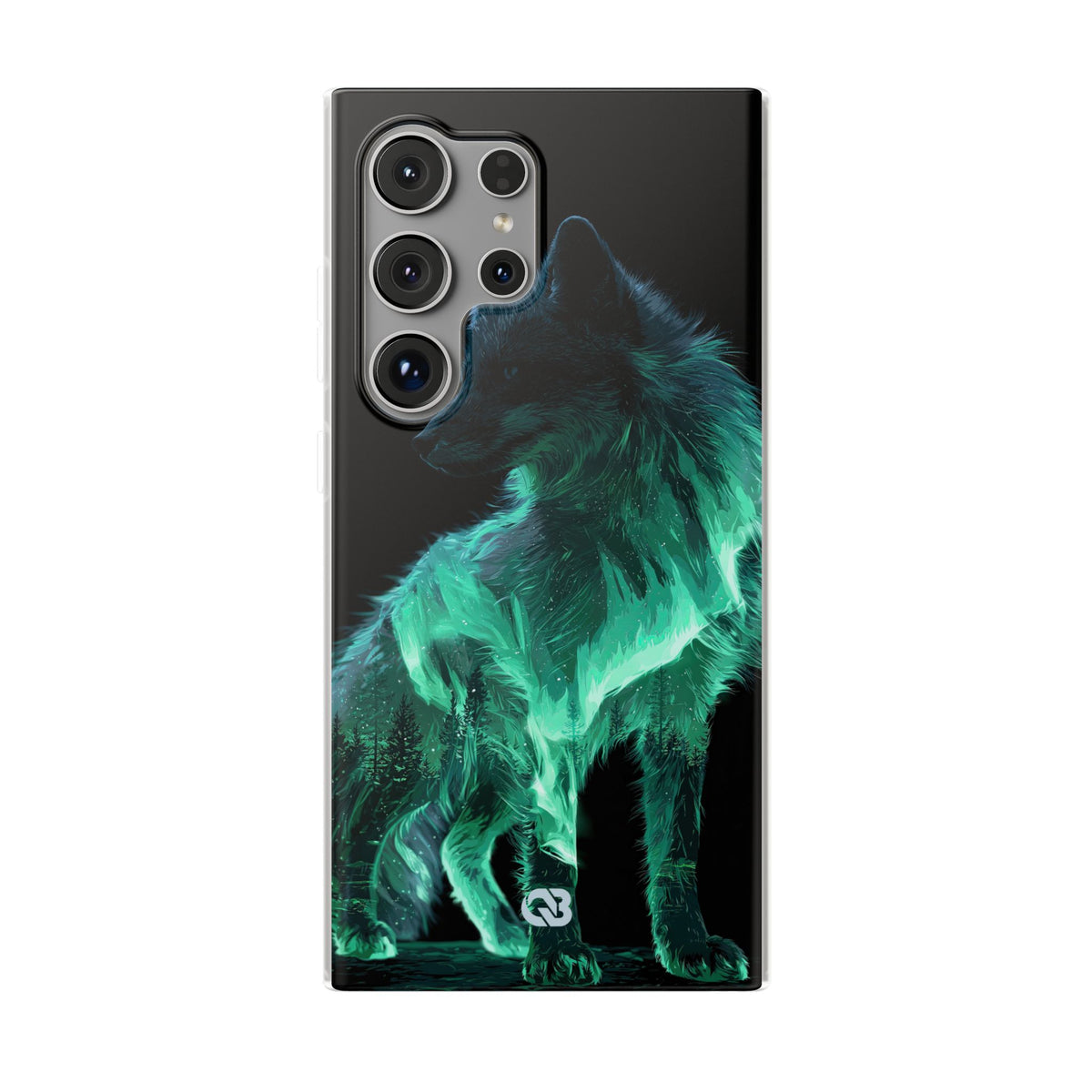Nordic Aurora Fox · Lite Phone Case for Samsung · Teal