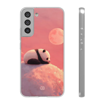 Rose Moon Panda · Soft Phone Case for Samsung