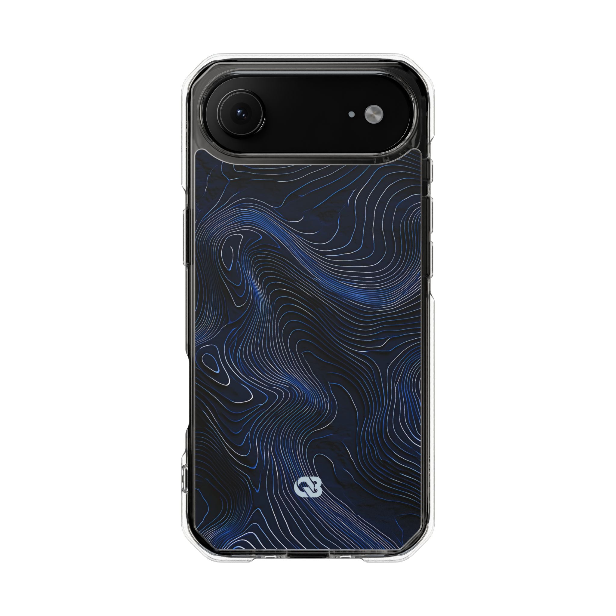 Blue Impact MagSafe Phone Case for iPhone - Cobalt Contour Ridge