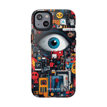 Digital Eye Blue iPhone 14 Plus Case - Tough+