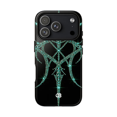 Teal Cyber Sigil · Tough Phone Case for iPhone · Teal