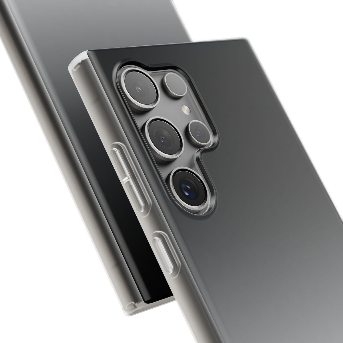 Noir Ombre Fade · Lite Phone Case for Samsung · Black