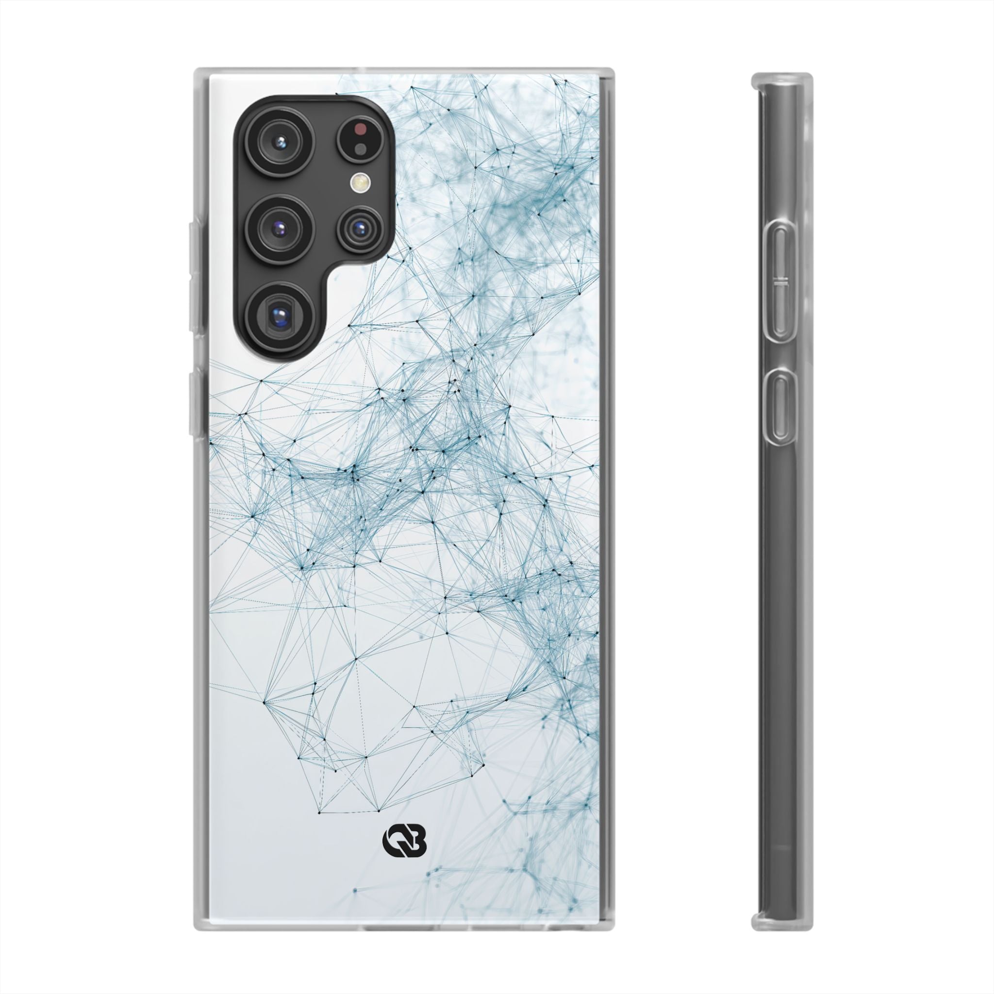 Blue Lite Phone Case for Samsung - Glacial Neural Web