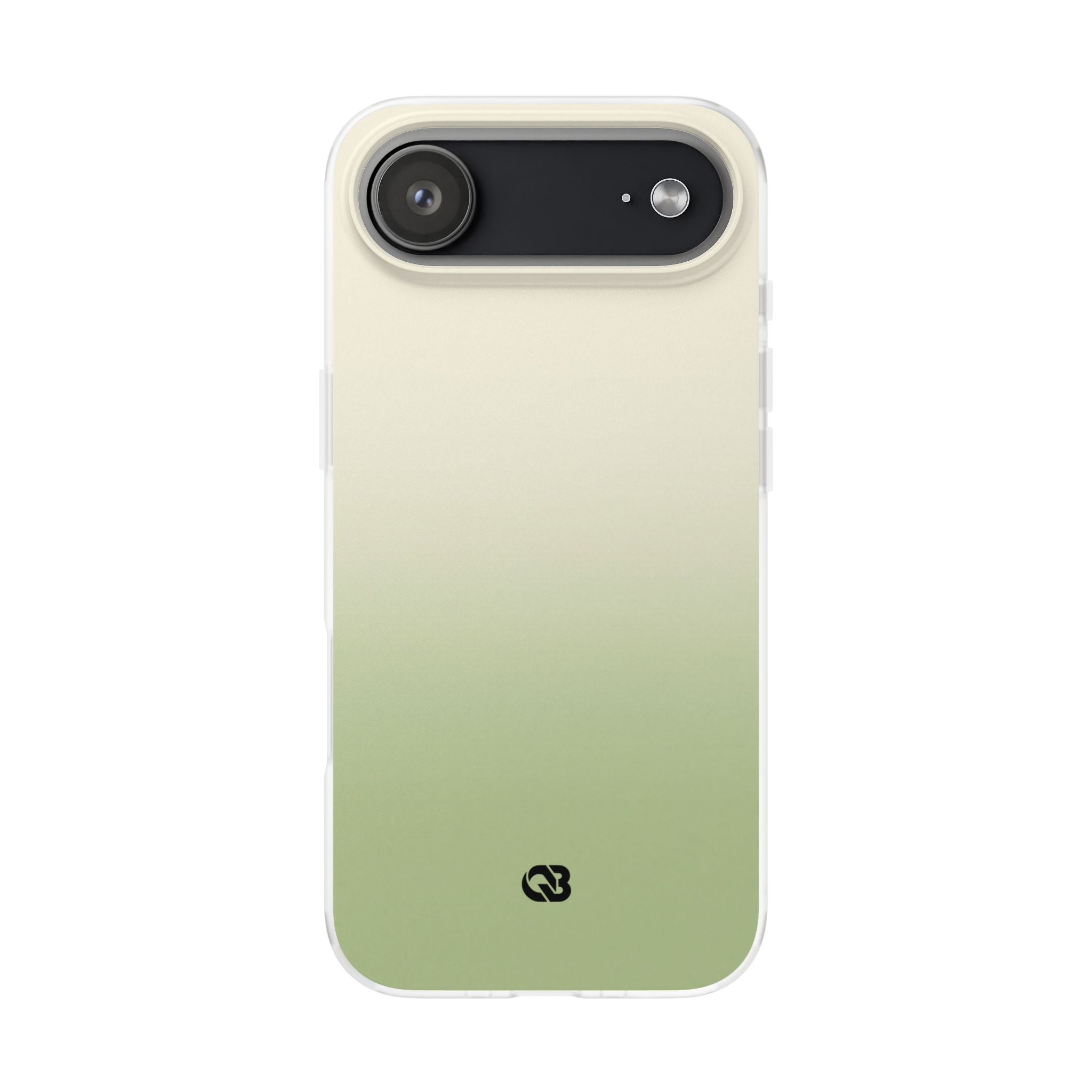 Green Lite Phone Case for iPhone - Bone Sage Fade