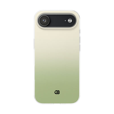 Green Lite Phone Case for iPhone - Bone Sage Fade
