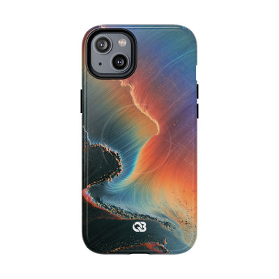 Prismatic Aura Shift · Tough 2.0 Magnetic Phone Case for iPhone · Blue