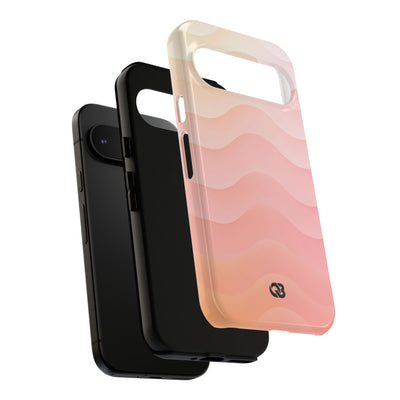 Blush Horizon Waves · Tough Phone Case for Pixel ·  Pink