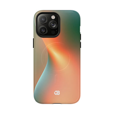 Radiant Contour · Tough 2.0 Magnetic Phone Case for iPhone · Orange