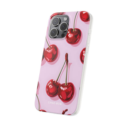 Glossy Cherry Burst iPhone 15 Pro Max Case - Soft - CASE•BOB