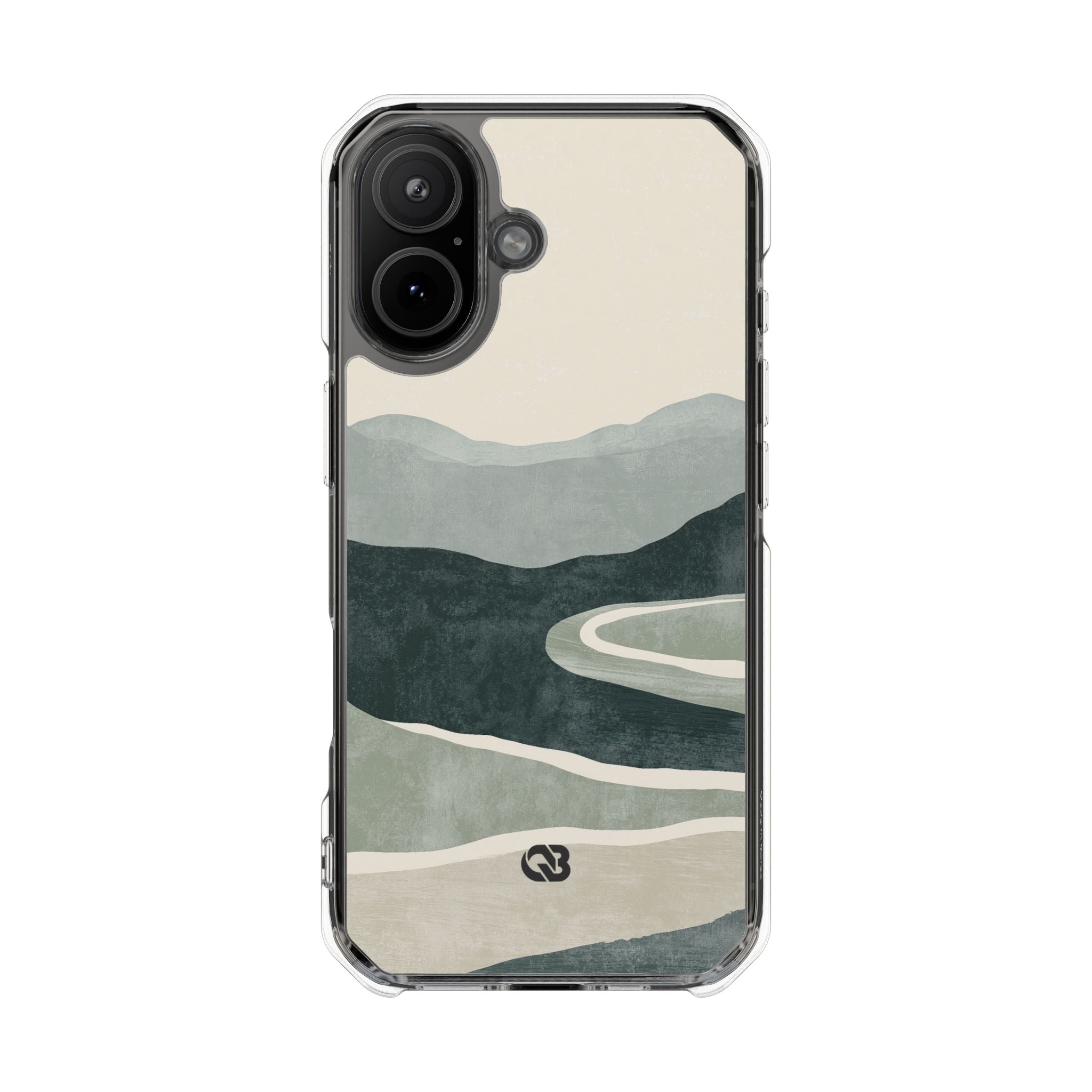 Green Impact MagSafe Phone Case for iPhone - Misty Sage Valley