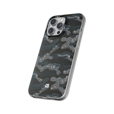 Glitter Shadow Camo · Lite Phone Case for iPhone ·  Black