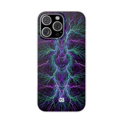 Electric Plasma Arbor · Lite Phone Case for iPhone ·  Purple