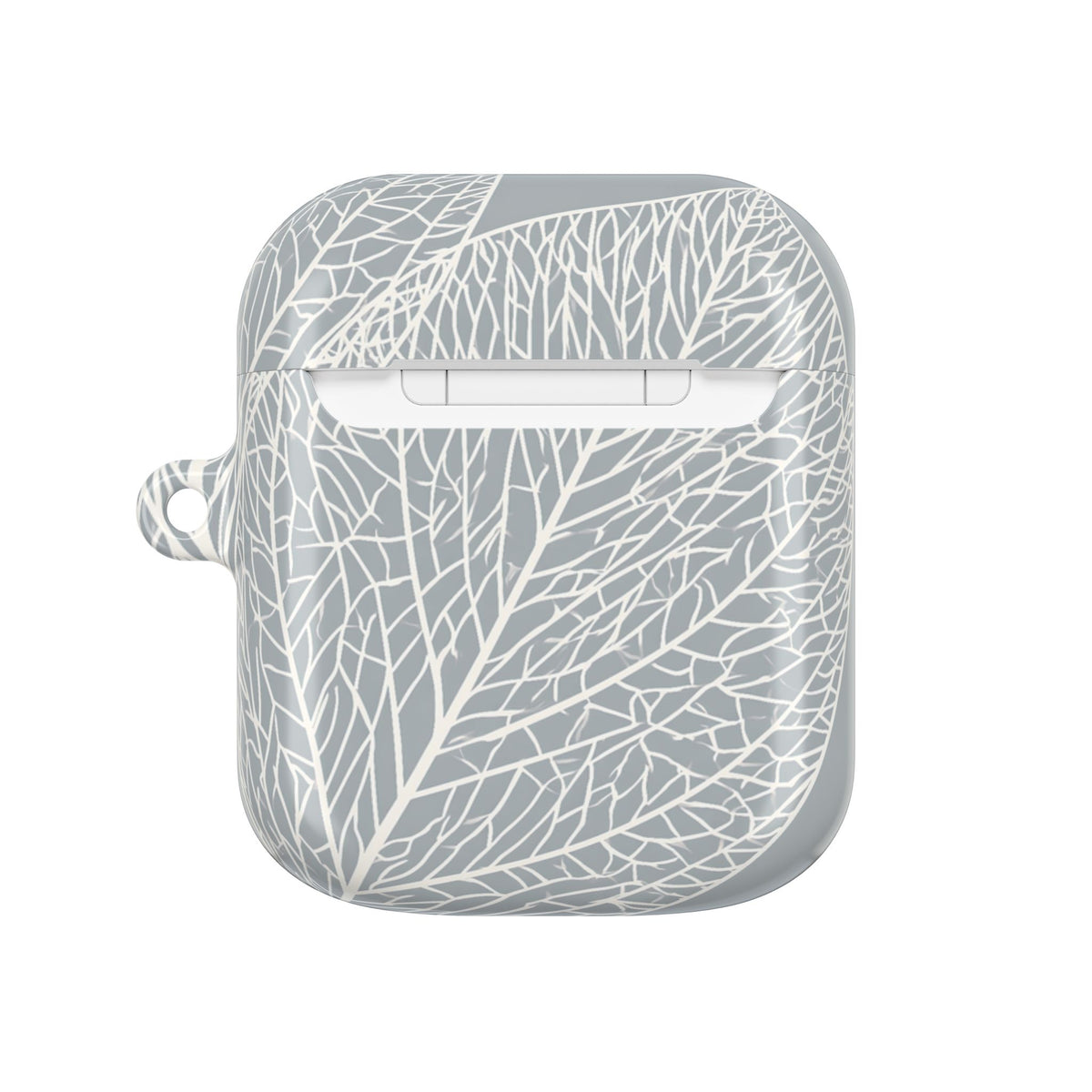 Minimal Leaf Skeleton · Hard Case for AirPods & AirPods Pro · Grey