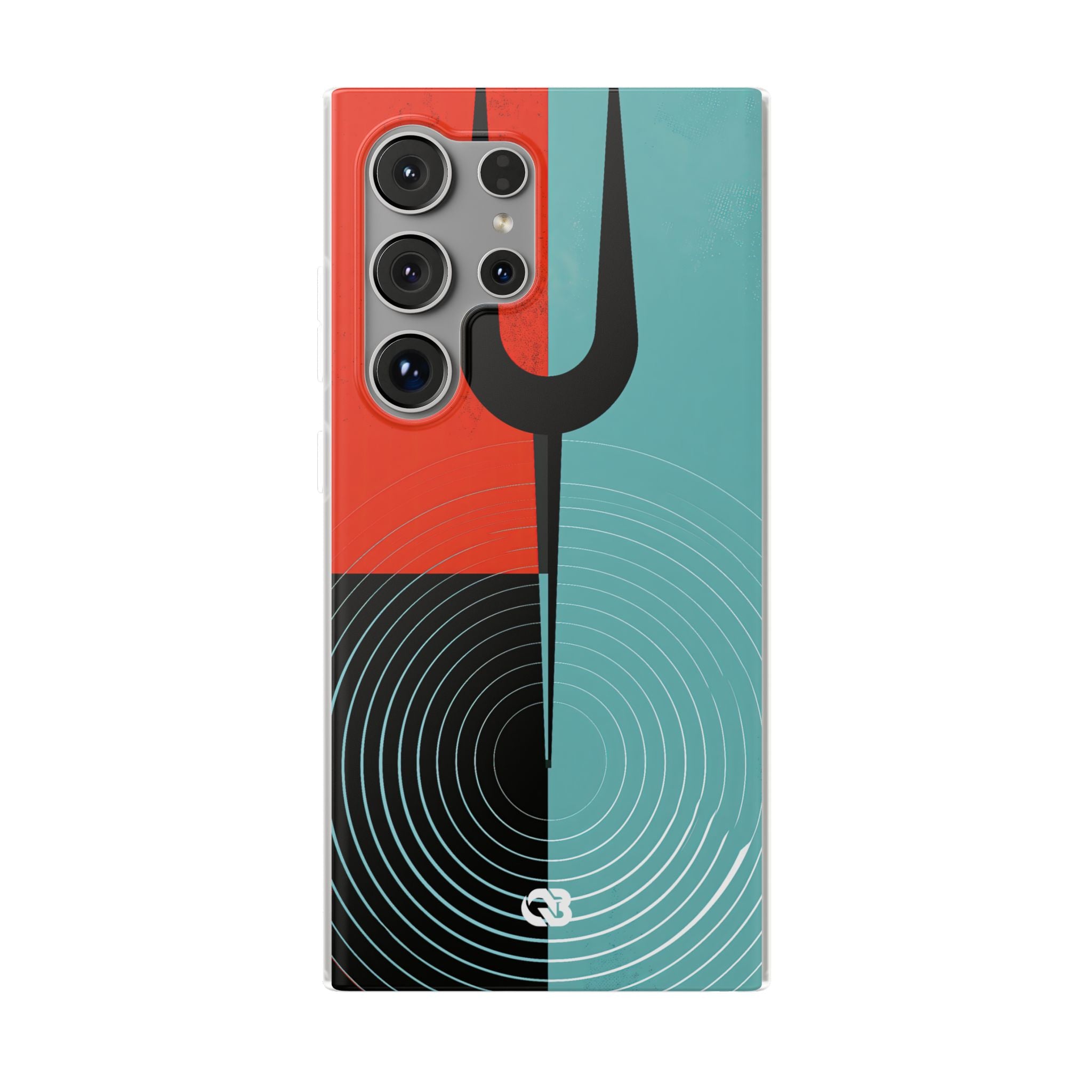 Teal Lite Phone Case for Samsung - Sonic Static Split