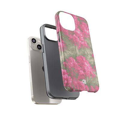 Digital Blossom · Tough Phone Case for iPhone · Pink