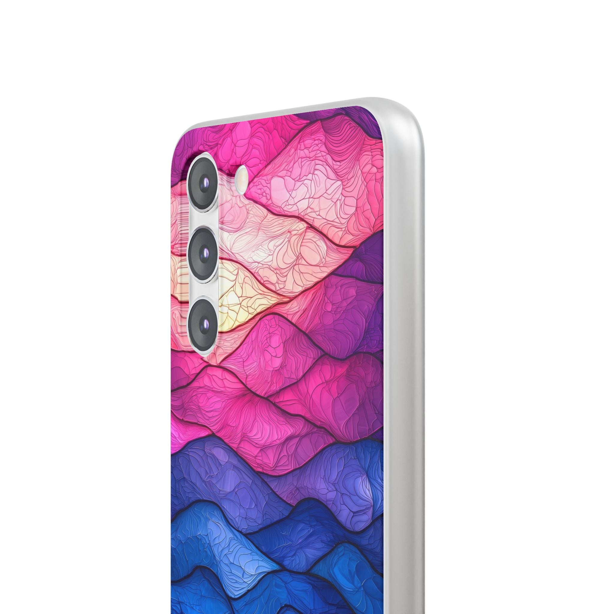 Electric Ridge Flow · Soft Phone Case for Samsung