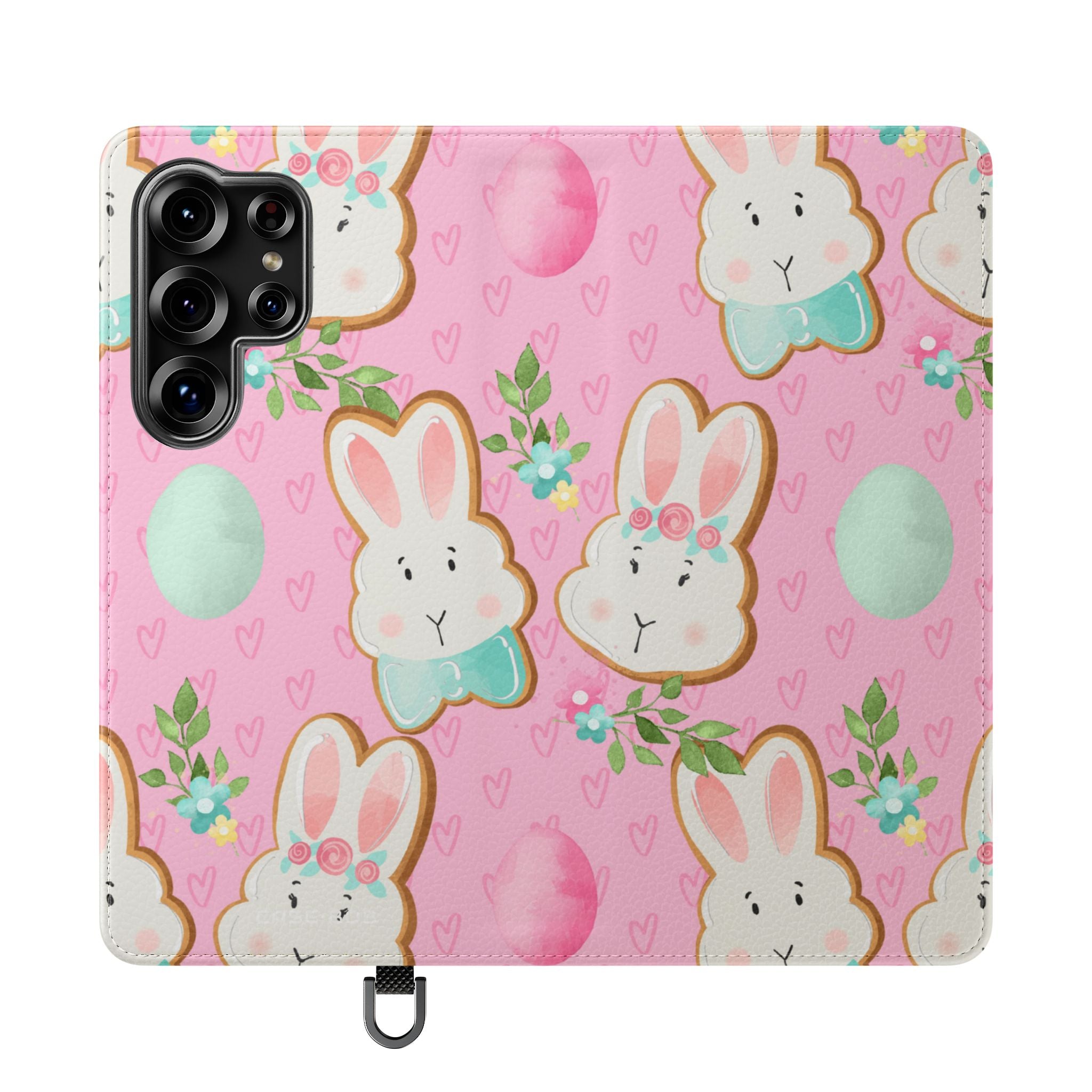 Blushing Bunny Bloom - Samsung S25 Ultra Case - Portemonnee