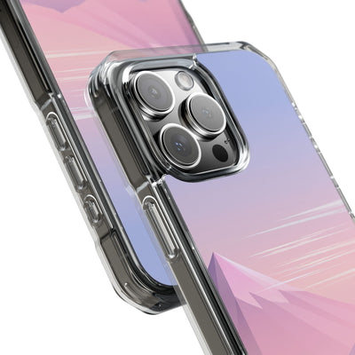 Purple Impact MagSafe Phone Case for iPhone - Lavender Alpine Dawn