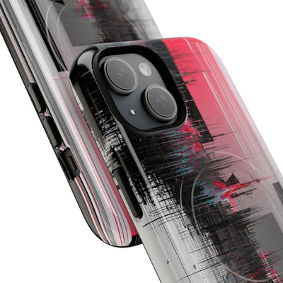 Black Tough 2.0 Magsafe Phone Case for iPhone - Crimson Data Leak