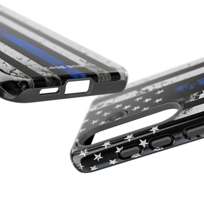 Blue Stripe Flag Samsung S25 Case - Tough