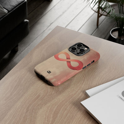 Terracotta Infinity Stroke · Tough Phone Case for iPhone