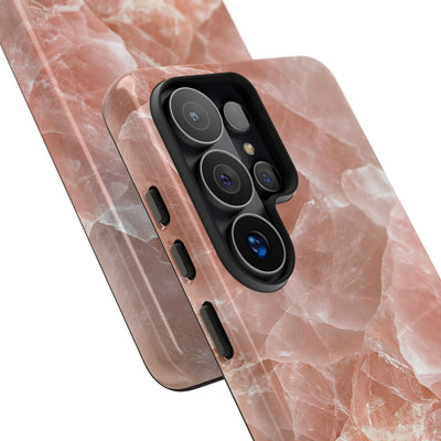Rose Quartz Facet · Tough Phone Case for Samsung · Pink
