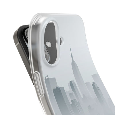Grey Lite Phone Case for iPhone - Steel Mist Skyline