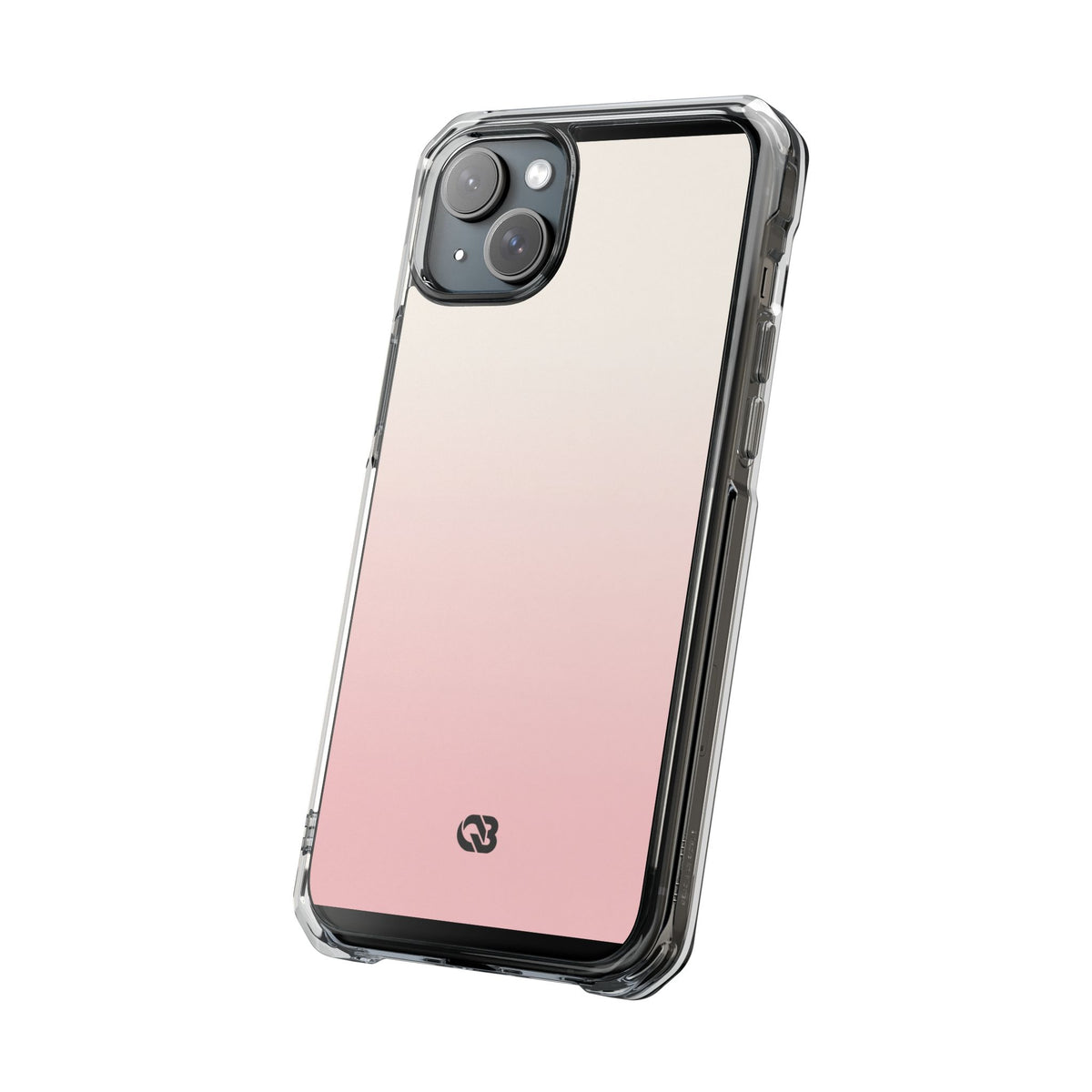 Blush Horizon · Clear Impact Magnetic Phone Case for iPhone ·  Pink