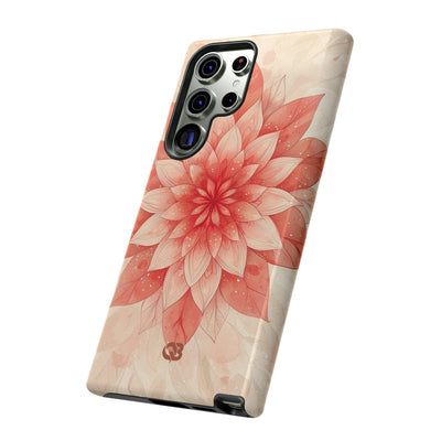 Coral Layered Bloom · Tough Handyhülle für Samsung
