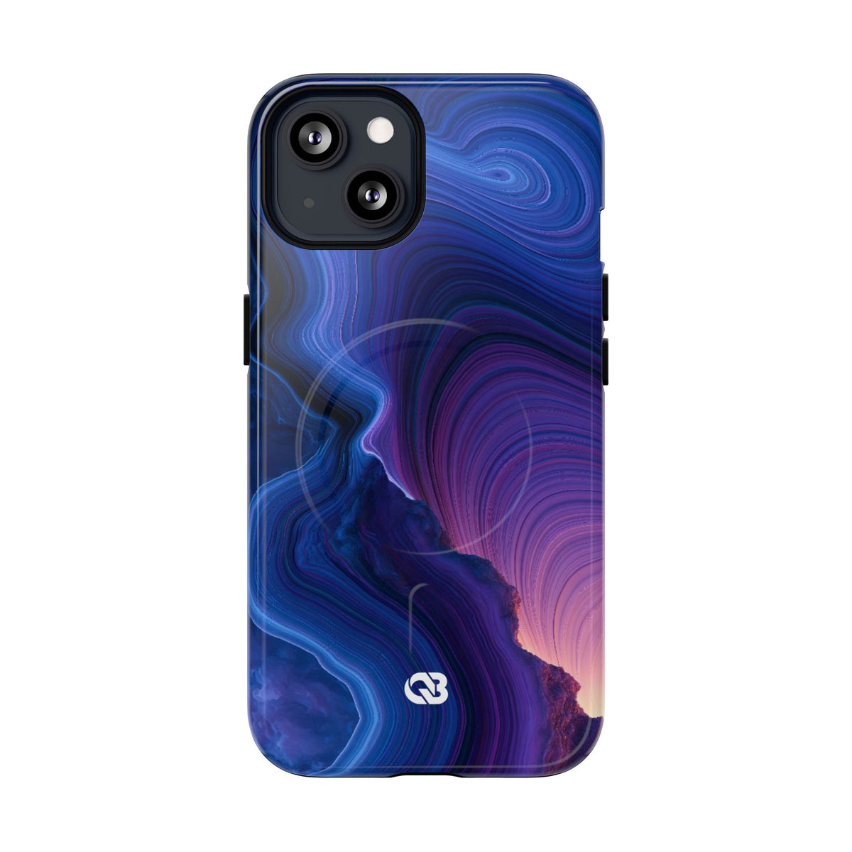 Radiant Strata · Tough 2.0 Magnetic Phone Case for iPhone · Blue