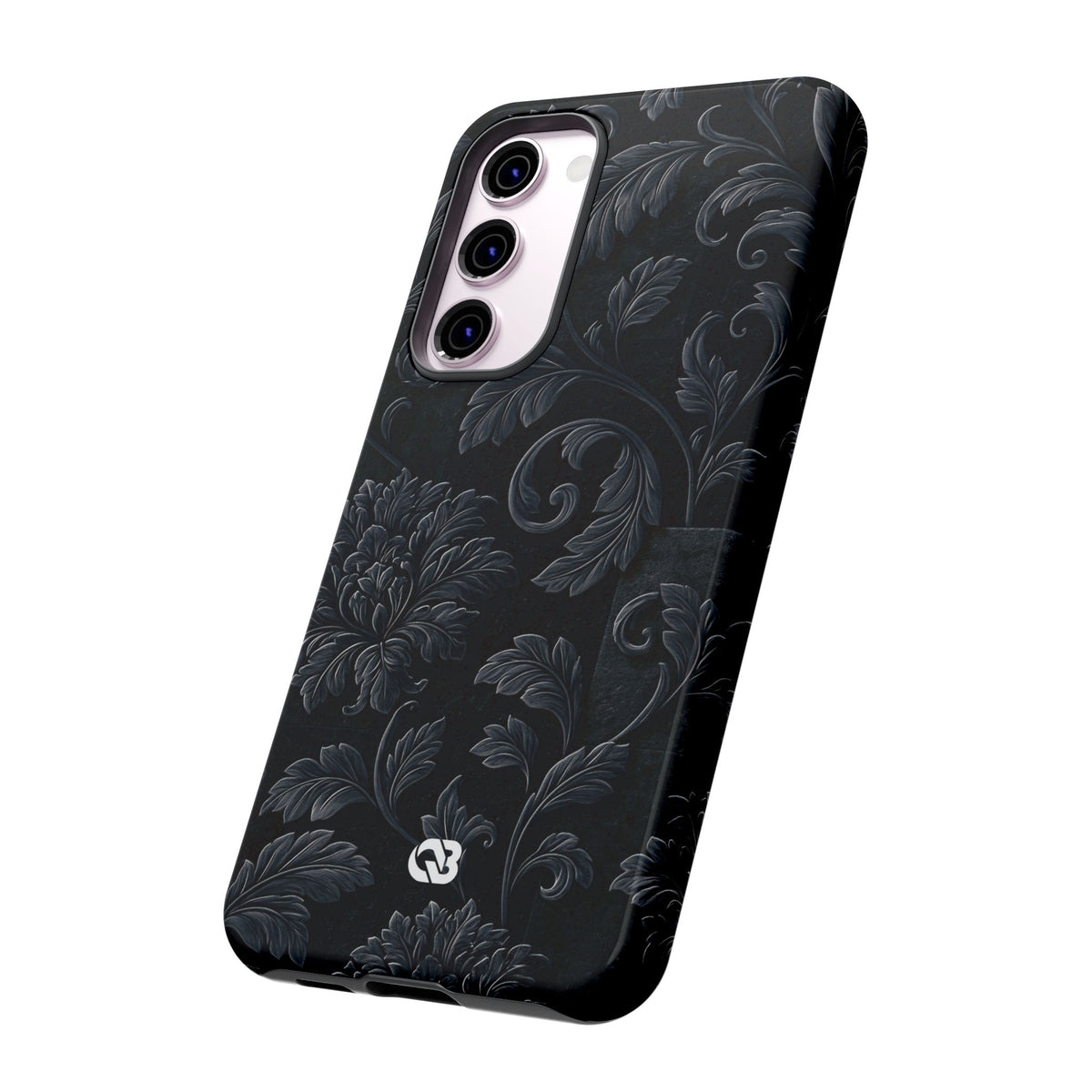 Obsidian Damask · Tough Phone Case for Samsung · Black